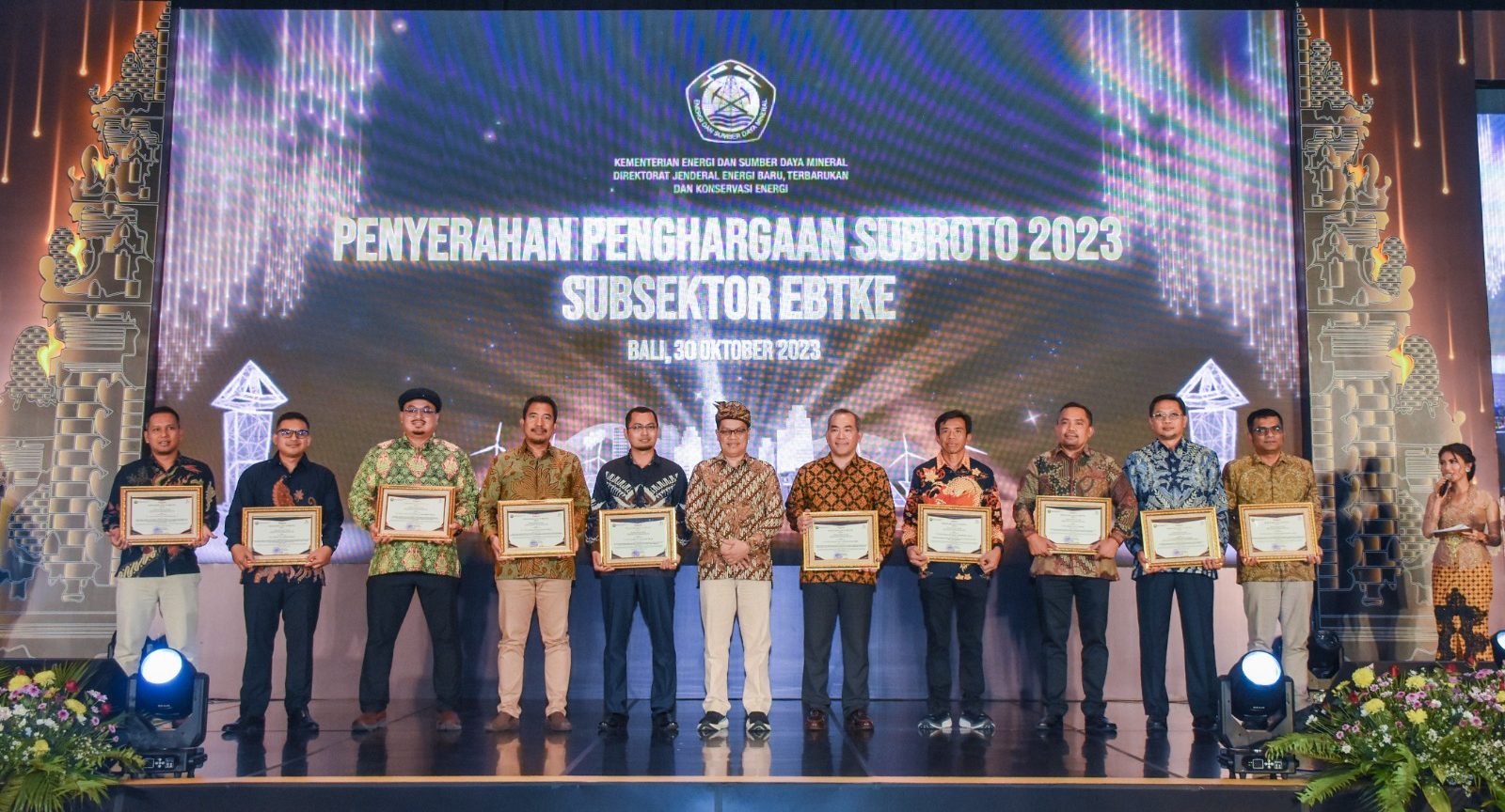 PT Pertamina Hulu Indonesia (PHI) Grup berhasil meraih 11 Penghargaan Subroto Tahun 2023 Bidang Efisiensi Energi dari Kementerian Energi dan Sumber Daya Mineral Republik Indonesia (ESDM). Foto: HO/PHI.