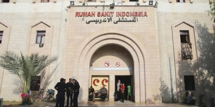 Rumah Sakit Indonesia di Jalur Gaza. Foto: akcdn/detik/net/id