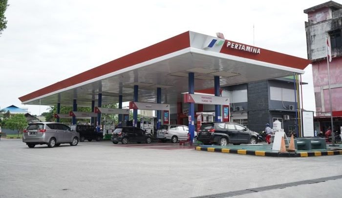 Salah Satu Stasiun Pengisian Bahan Bakar Umum (SPBU) di Kota Balikpapan, Kalimantan Timur. Foto: HO/Pertamina Patra Niaga.