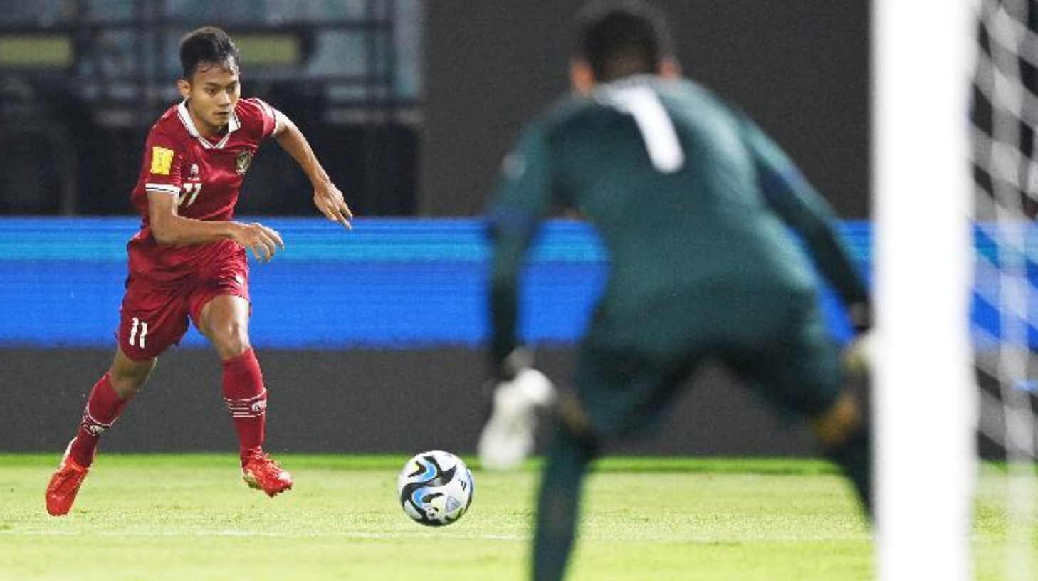 Piala Dunia U-17 2023: Babak Pertama Timnas U-17 Indonesia vs Ekuador Berakhir Imbang 1-1 Foto: Antara/aditya pradana putra