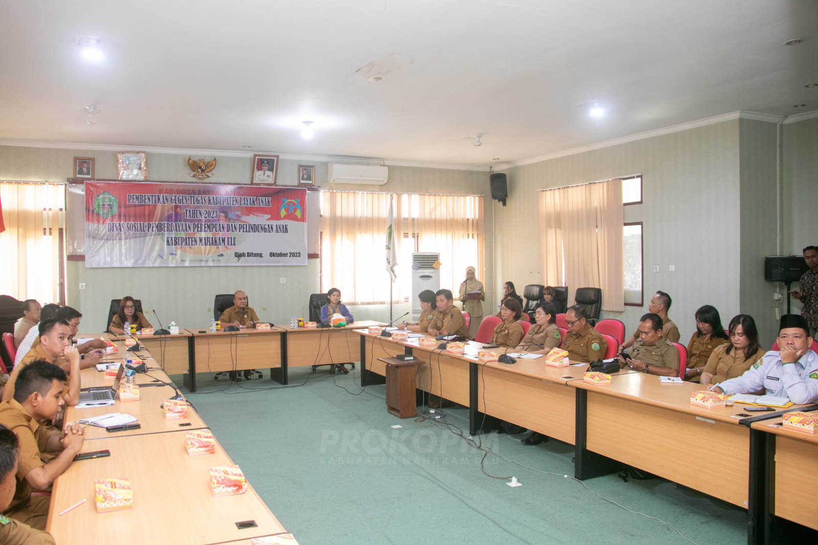 Dinsos P2PA Membentuk Gugus Tugas KLA Tahapan Menuju Terwujudnya Mahulu Kabupaten Layak Anak 