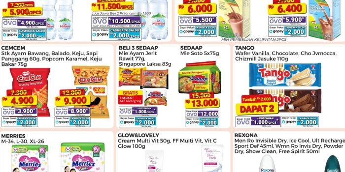 Promo JSM Alfamart 8-15 November: Belanja Hemat Minuman, Produk Kecantikan dan Aneka Mie