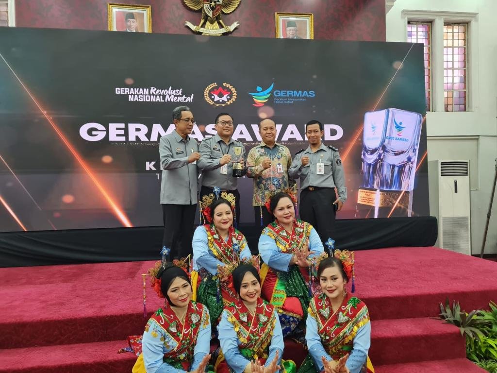 Kemenkumham Raih Penghargaan Kedua Germas Award 2023 dalam Upaya Kesehatan Masyarakat