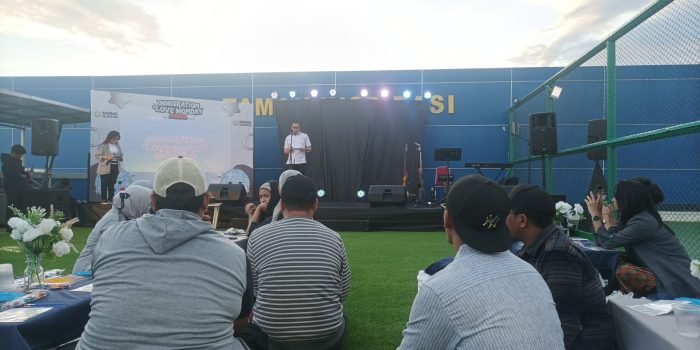 Kakanwil Kemenkumham Kaltimtara, Gun Gun Gunawan Saat membuka media gathering Immigration I Love Monday bersama insan jurnalis dan influencer Kota Balikpapan, pada hari Senin (4/12/2023) sore. Foto: BorneoFlash.com/Niken Sulastri.