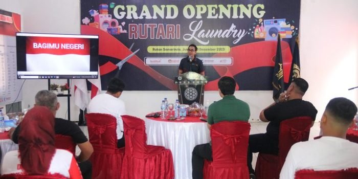 Kakanwil Resmikan Rutari Laundry, Inovasi Ini Patut di Contoh