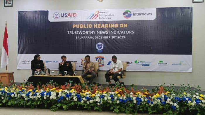 Konferensi Wilayah ke II AMSI Kalimantan Timur dirangkai dengan diskusi publik, pada hari Rabu (20/12/2023). Foto: BorneoFlash.com/Ist.
