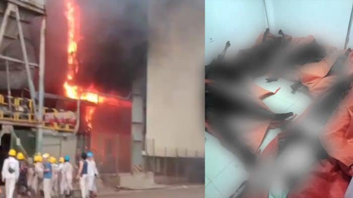Ledakan terjadi ketika tungku smelter No. 41 terbakar yang mengakibatkan 4 TKA China, 5 TKI meninggal dunia. Foto: IST/