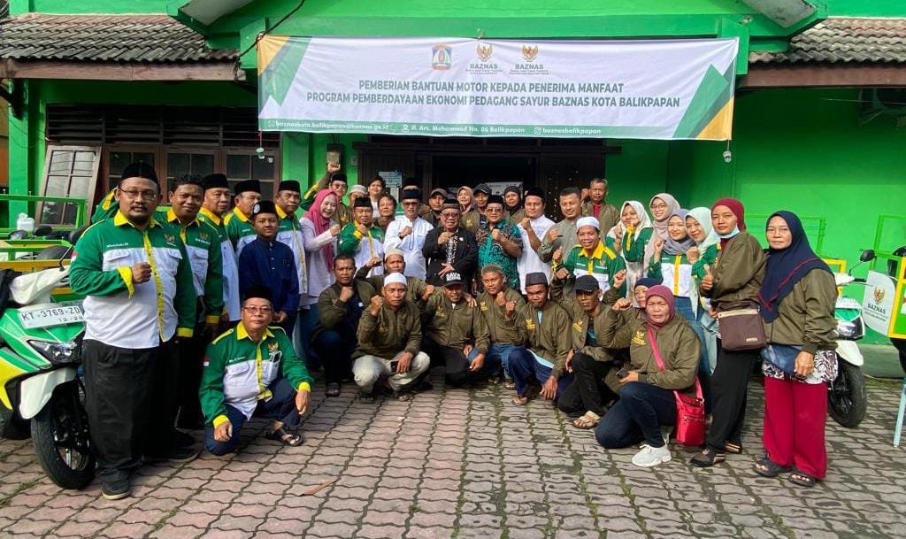 20 Mustahik Balikpapan Terima Motor Sayur Lengkap dengan Modal Usaha 