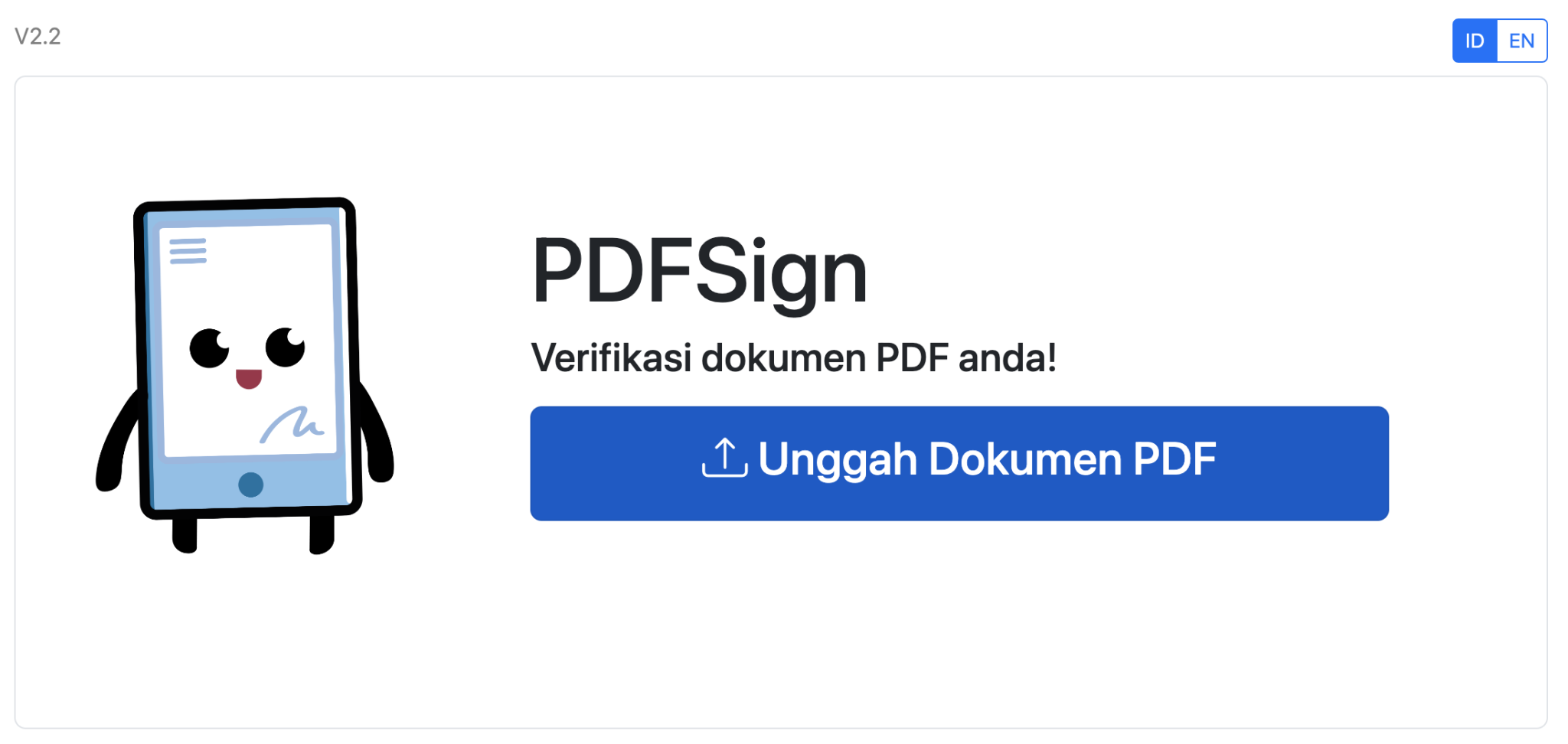Laman Verifikasi PdfSign