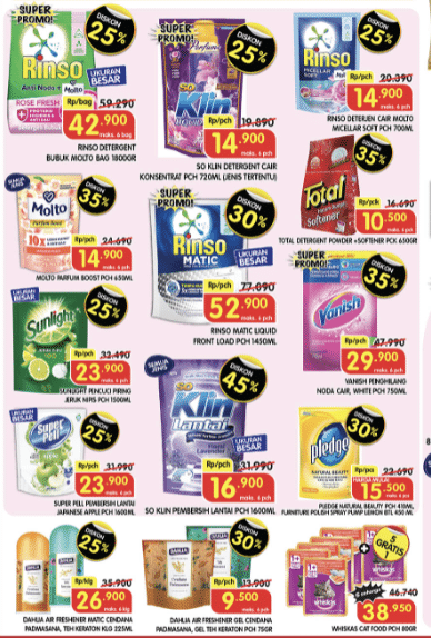 Kebutuhan Rumah Tangga Promo JSM Superindo