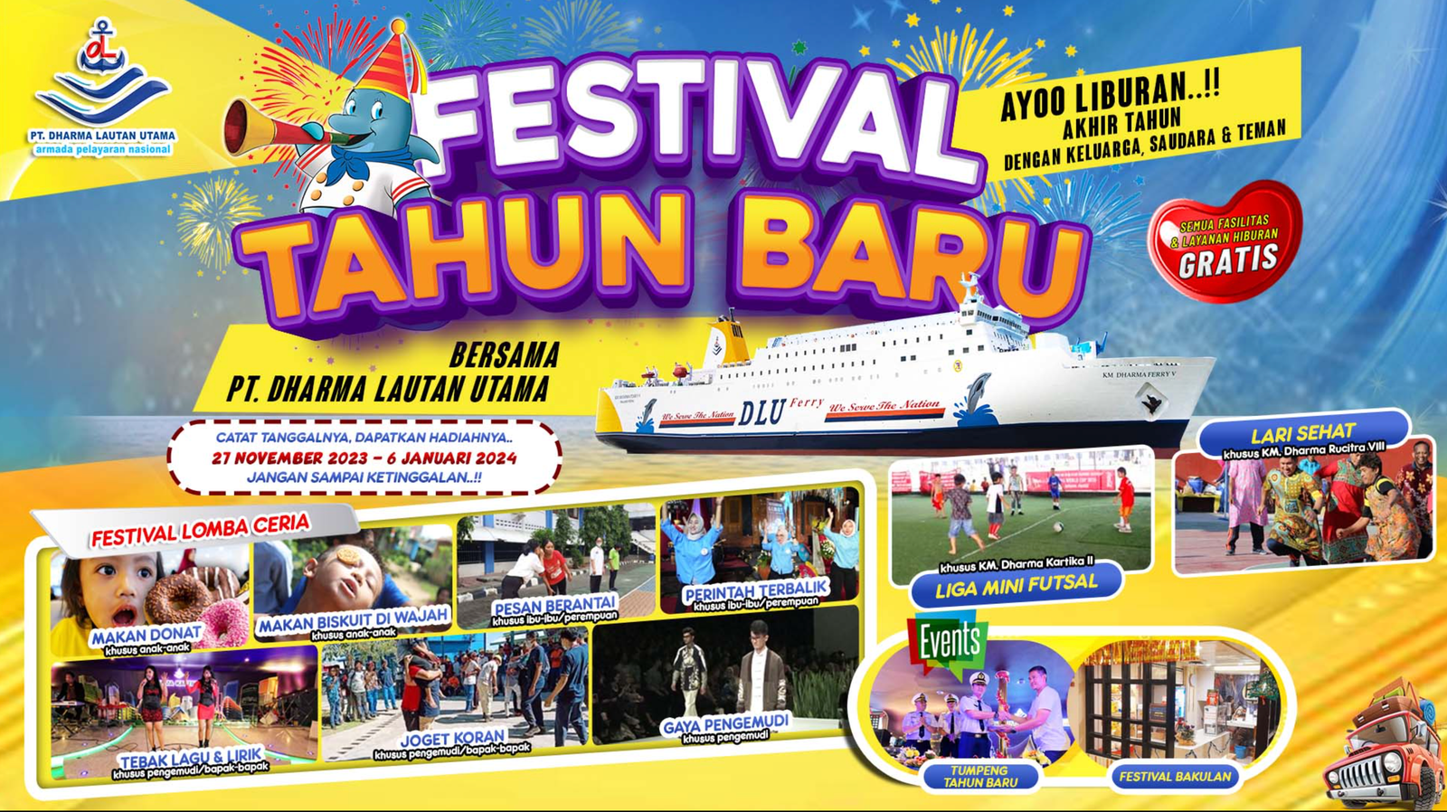 Jadwal & Harga Lengkap Tiket Kapal Laut DLU Surabaya - Makassar Desember 2023