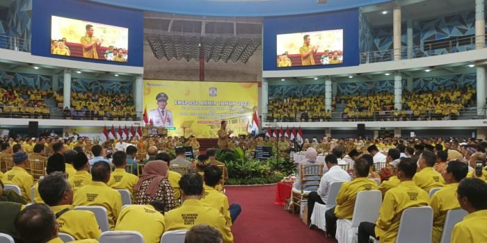 Ekspose Akhir Tahun 2023 bersama Ketua RT dan Ketua LPM Kota Balikpapan Se Kota Balikpapan, di BSCC/DOME, pada hari Rabu, 27 Desember 2023.