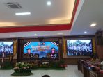 Irjen Pol Drs Nanang Avianto, M.Si, Kapolda Kaltim, memimpin acara rilis akhir tahun Polda Kaltim Tahun 2023 di Gedung Mahakam Polda Kaltim pada Jumat, 29 Desember 2023.