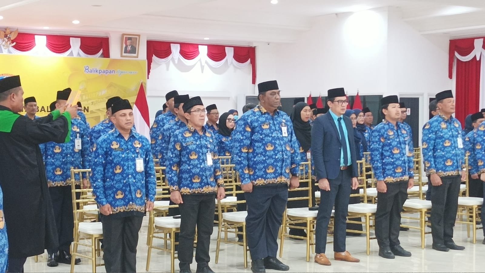 Pengambilan Sumpah Jabatan di Auditorium Balai Kota Balikpapan