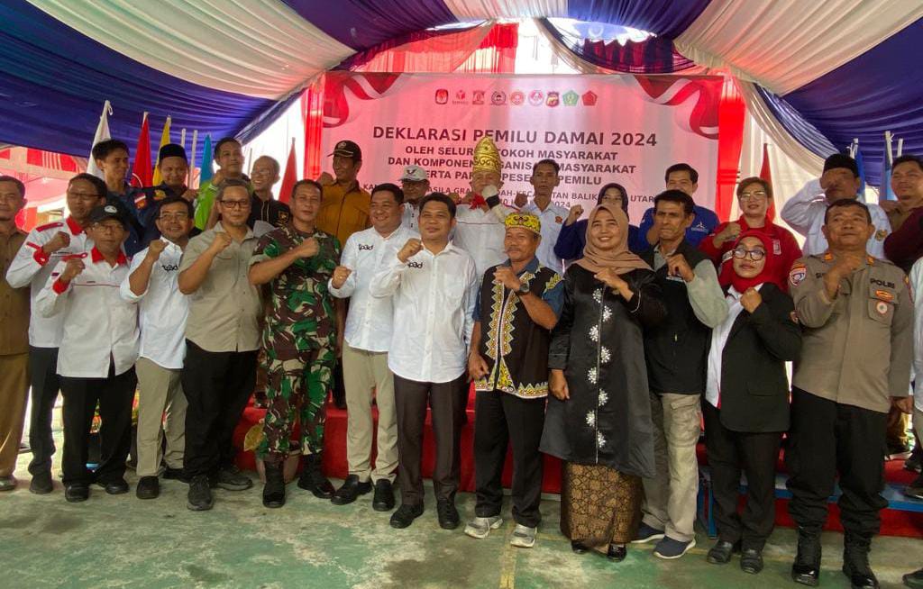 Ajak Semua Elemen Deklarasikan Pemilu Damai dan Aman di Kota Balikpapan 