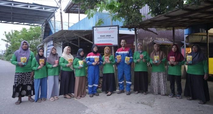 PT Pertamina EP Tanjung Field berhasil mendukung pengembangan potensi Desa Jirak sebagai sentra penghasil ikan tawar. Foto: HO/PHI.