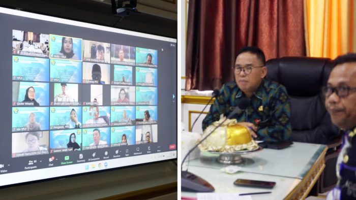 Penjabat (Pj) Bupati PPU Makmur Marbun saat membuka FGD ke-4 Pembentukan Sekolah Laboratorium Pancasila, Kamis (25/01/2024). Foto: IST/Diskominfo PPU