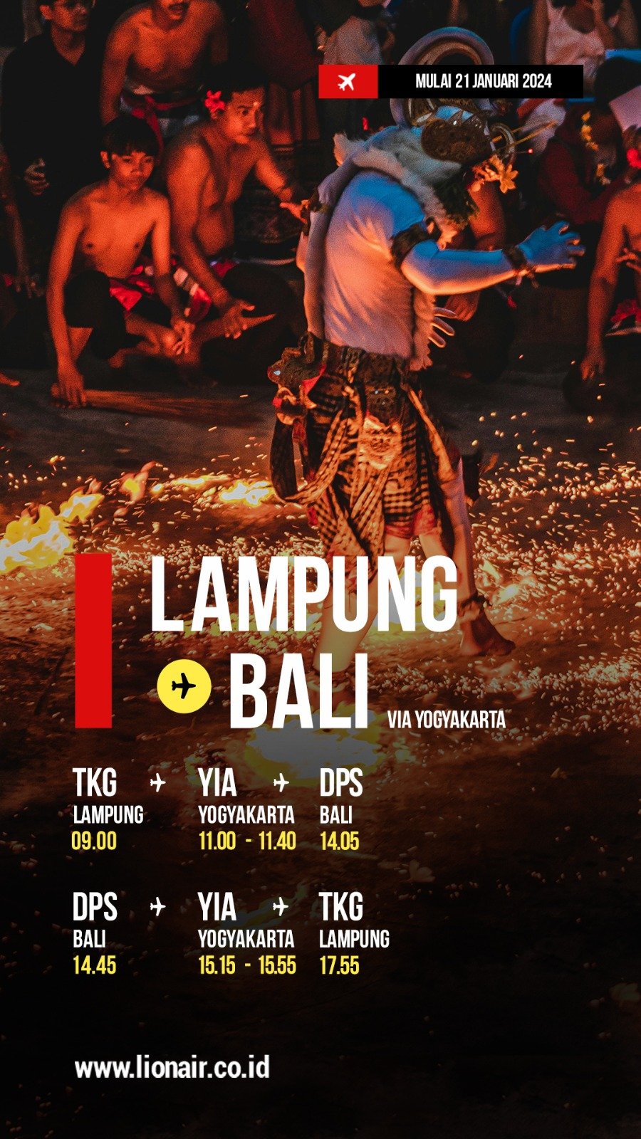 Rute Baru Bakalan Ramai 2024: Lampung Terhubung dengan Yogyakarta dan Bali