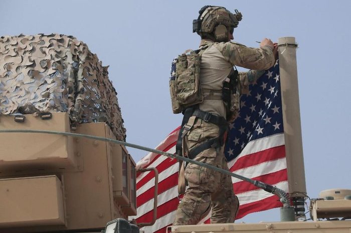 Ilustrasi: Tentara AS yang ditugaskan di wilayah Suriah. Foto: DOK/ AP Photo/Baderkhan Ahmad.