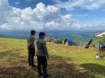 Polsek Damai Patroli Obyek Wisata Gunung Es dan Batu Bora