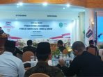 Penandatanganan Deklarasi  Ormas dan LSM Se Kota Balikpapan, untuk mendukung Pemilu 2024 aman dan damai, di Hotel Grand Tiga Mustika Balikpapan, pada hari Rabu (3/1/2023).