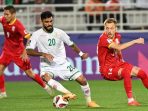 Pertandingan Oman vs Kirgistan pada laga pamungkas Grup F Piala Asia 2023 di Stadion Abdullah bin Khalifa, Doha, Qatar, Kamis (25/1/2024). Foto: HO/The-AFC.com.