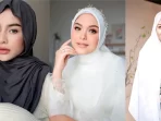 Ilustrasi: Tips menentukan bahan hijab sesuai bentuk wajah.
