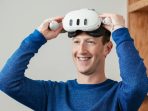 CEO Meta Mark Zuckerberg mengenakan headset Oculus Quest 3. Foto: Ist/Meta