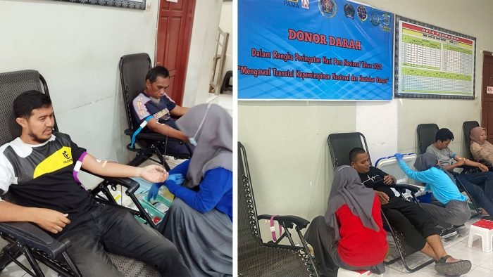 Bakti Sosial Kemanusiaan Dalam Rangkaian Hari Pers Nasional Pwi Paser Gelar Donor Darah