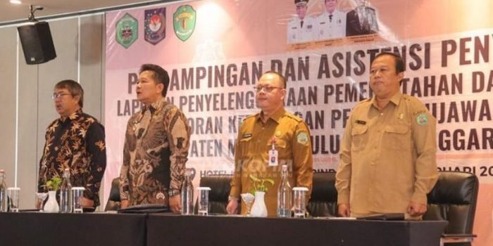 Bupati Mahulu Membuka Kegiatan Pendampingan dan Asistensi Penyusunan LPPD Melalui Aplikasi yang Dibuat Kemendagri