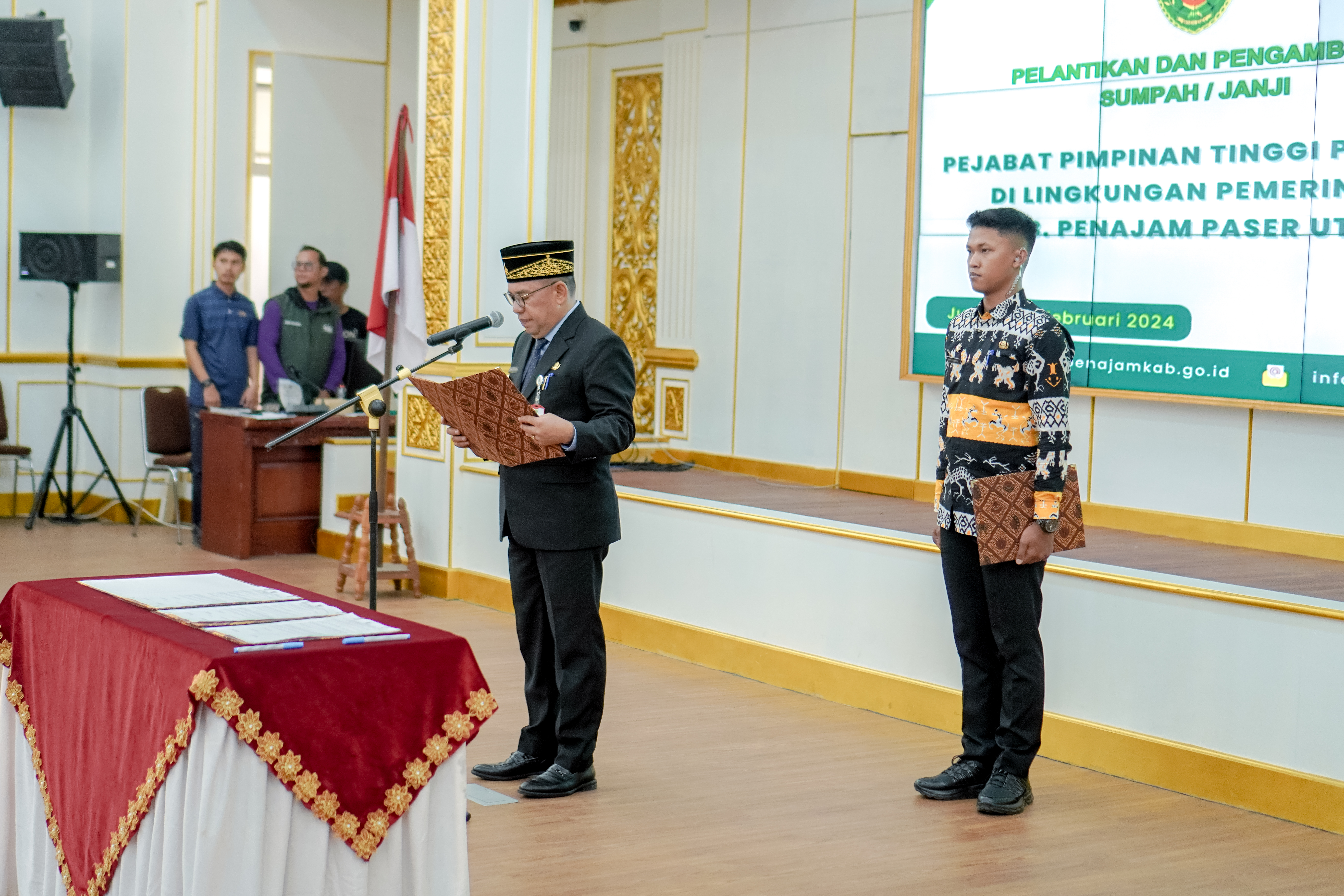 Makmur Marbun Lantik 20 Nama Baru Pimpinan Tinggi Pratama di lingkungan Pemkab PPU