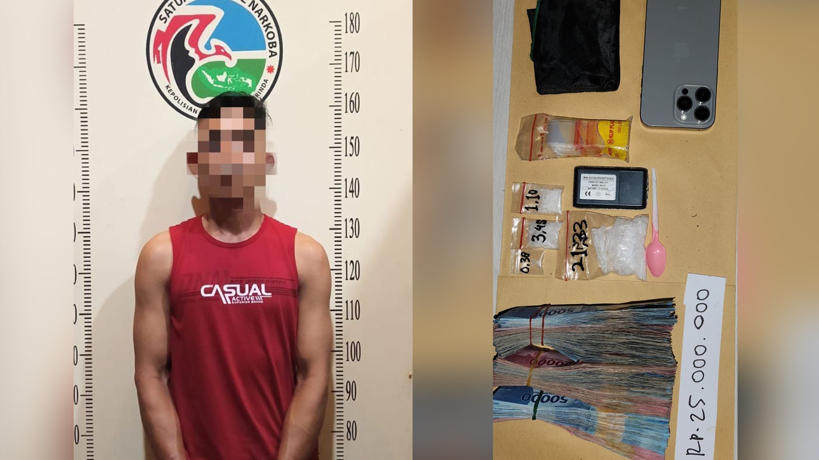 Polresta Samarinda Kembali Tangkap 'Pemain Sabu' Sungai Kunjang