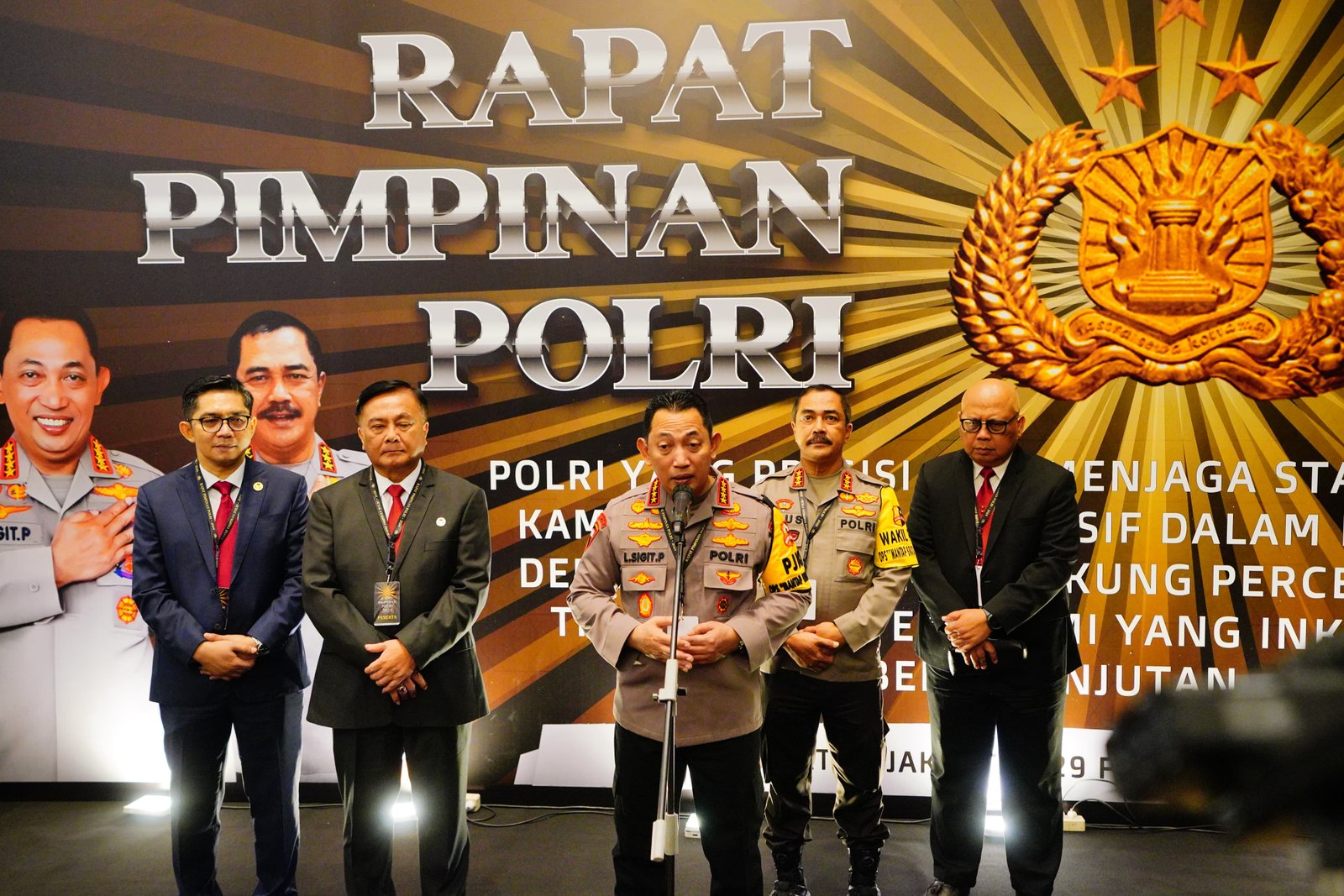 Wujudkan Indonesia Emas 2045 di Rapim Polri, Kapolri Tekankan Persatuan-Kesatuan Modal Utama