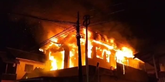 Satu Ruko Hangus Terbakar di Jalan Banjar, Tidak Ada Korban Jiwa