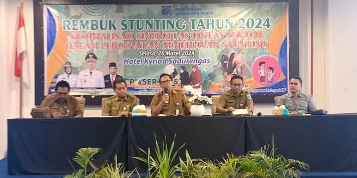 Komitmen Turunkan Angka Prevalensi Stunting, Pemkab Paser Rembuk Bersama OPD dan Stakeholder