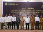 Penyampaian Laporan Keuangan Pemda se-Wilayah Provinsi Kaltim TA 2023 di Ruang Auditorium Kantor BPK RI Perwakilan Kaltim, Senin (04/03/2024). Foto: IST/Prokopim Mahulu