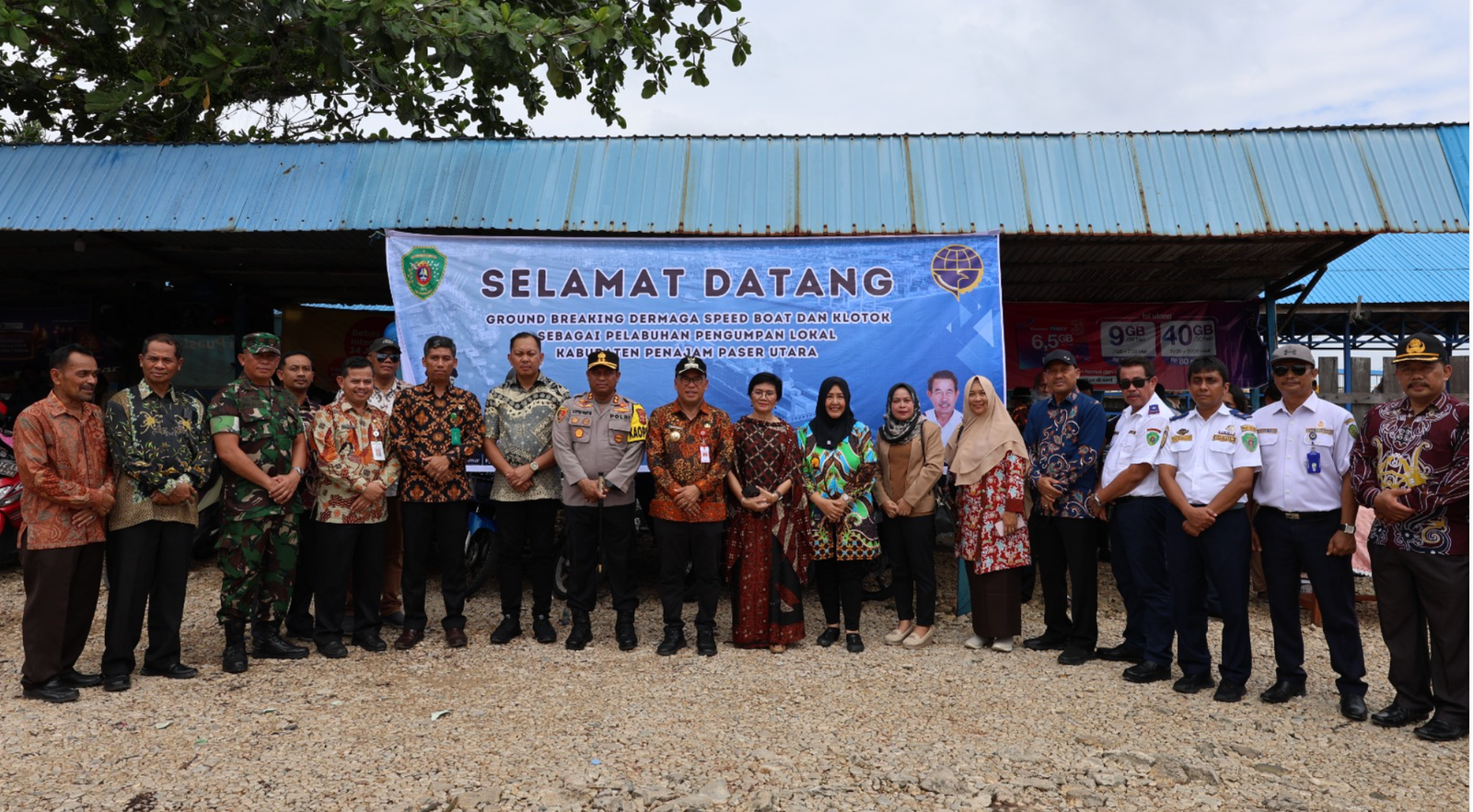 Pembangunan Dermaga Speed Boat dan Klotok di Penajam Paser Utara Resmi Dimulai