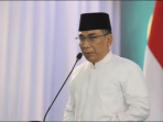 Pengurus Besar Nahdlatul Ulama Menetapkan Tanggal 1 Ramadan 1445 H Pada 12 Maret. Foto: Yahya Cholil Staquf dalam siaran YouTube NU Online