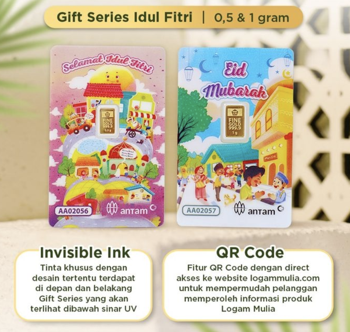 Gift Series Antam Edisi Idul Fitri 1445 H