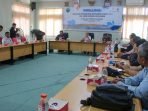 Suasana Sosialisasi Kegiatan Pengeboran Eksplorasi Sumur NK-2 Wilayah Kerja Kecamatan Long Bagun telah terlaksana dengan sukses di ruang rapat Bappelitbangda, Ujoh Bilang.yang di hadiri Wakil Bupati Mahakam Ulu, Yohanes Avun Foto:Ist/Prokopim Mahulu