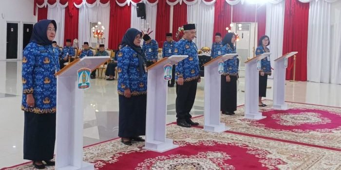 Lantik Lima Pimpinan Tinggi Pratama Pemkot Balikpapan, Wali Kota Berharap Kinerja Dukung Pembangunan Kota Kedepan