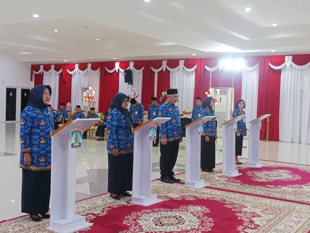 Lantik Lima Pimpinan Tinggi Pratama Pemkot Balikpapan, Wali Kota Berharap Kinerja Dukung Pembangunan Kota Kedepan