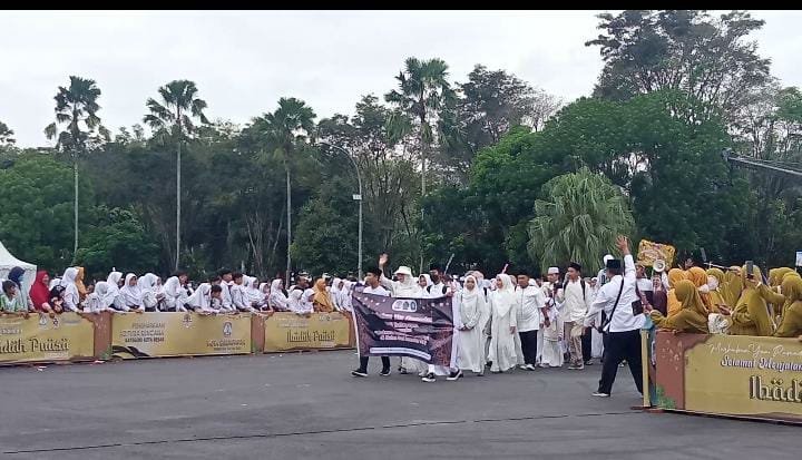Pawai Ta'aruf menyambut bulan ramadhan, di Balikpapan Sport Convention Center (BSCC) DOME, pada hari Minggu, 10 Maret 2024.