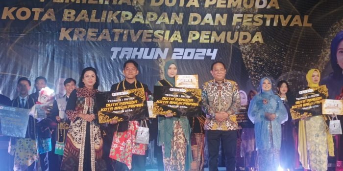 Luqman Asy'ari dan Nadia Ayu Maharani Komang Jadi Duta Pemuda Kota Balikpapan Tahun 2024 