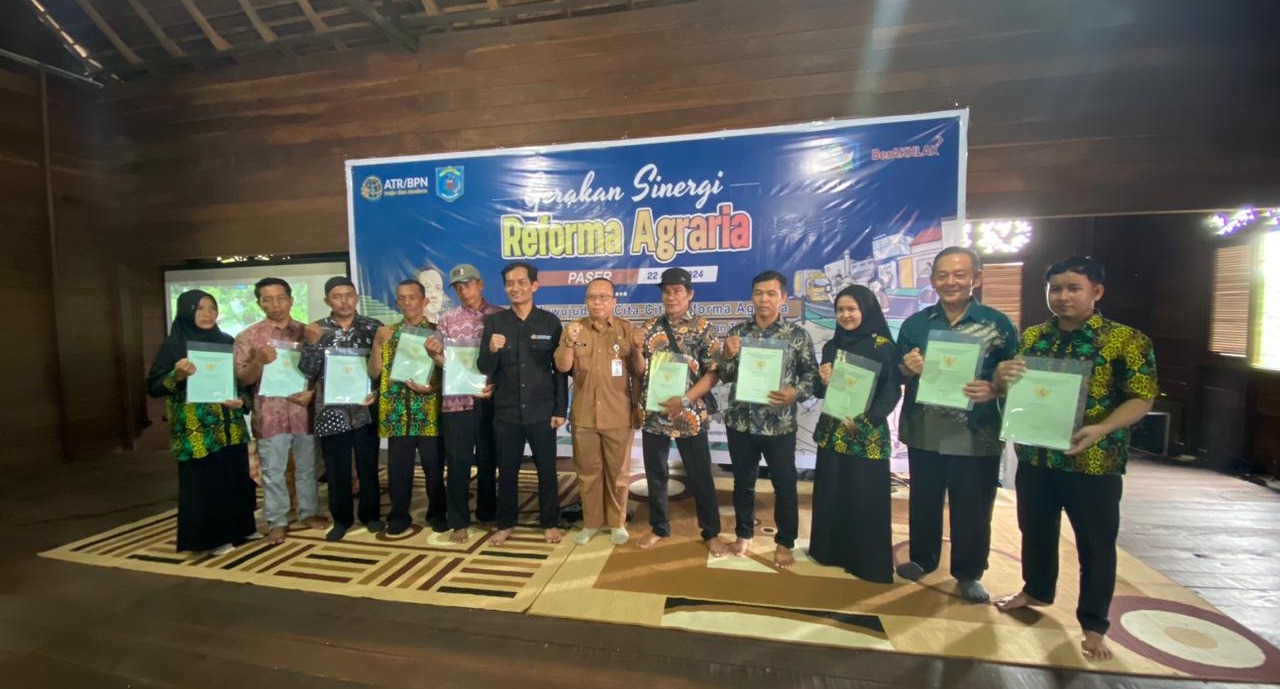 Pemda Paser Target Sertifikasi 20 Ribu Bidang Tanah Tahun Ini