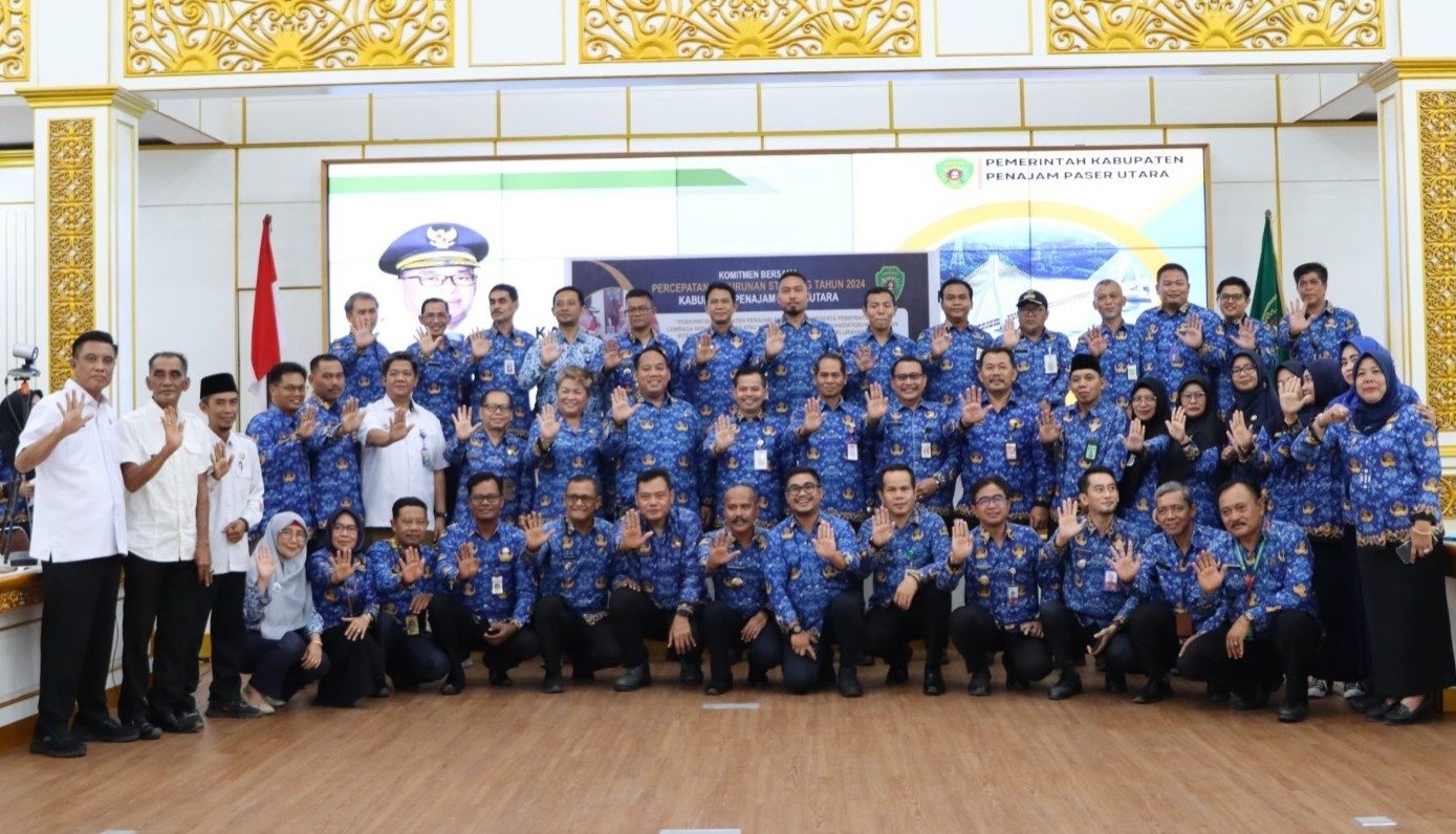 Bapelitbang PPU menggelar rembuk stunting Kabupaten dan RAN PASTI Tahun 2021– 2024, di Aula Lantai III Kantor Bupati PPU, Rabu (17/04/2024). Foto: IST/Diskominfo PPU