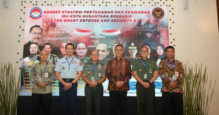 FGD dengan tema “Konsep Strategi Pertahanan dan Keamanan IKN Berbasis Smart Defence and Security 5.0”, di Hotel Le Meridien, Jakarta, Rabu (03/04/2024). Foto: IST/OIKN