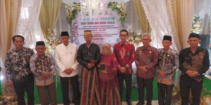 Hari Bhakti Pemasyarakatan Ke-60, Kakanwil Kumham Kaltim Inisiasi Isbat Nikah dan Nikah Massal 