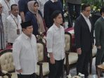 KPU resmi menetapkan Prabowo Subianto dan Gibran Rakabuming Raka sebagai presiden dan wakil presiden terpilih dalam Pilpres 2024. Foto: CNN Indonesia-Adhi Wicaksono
