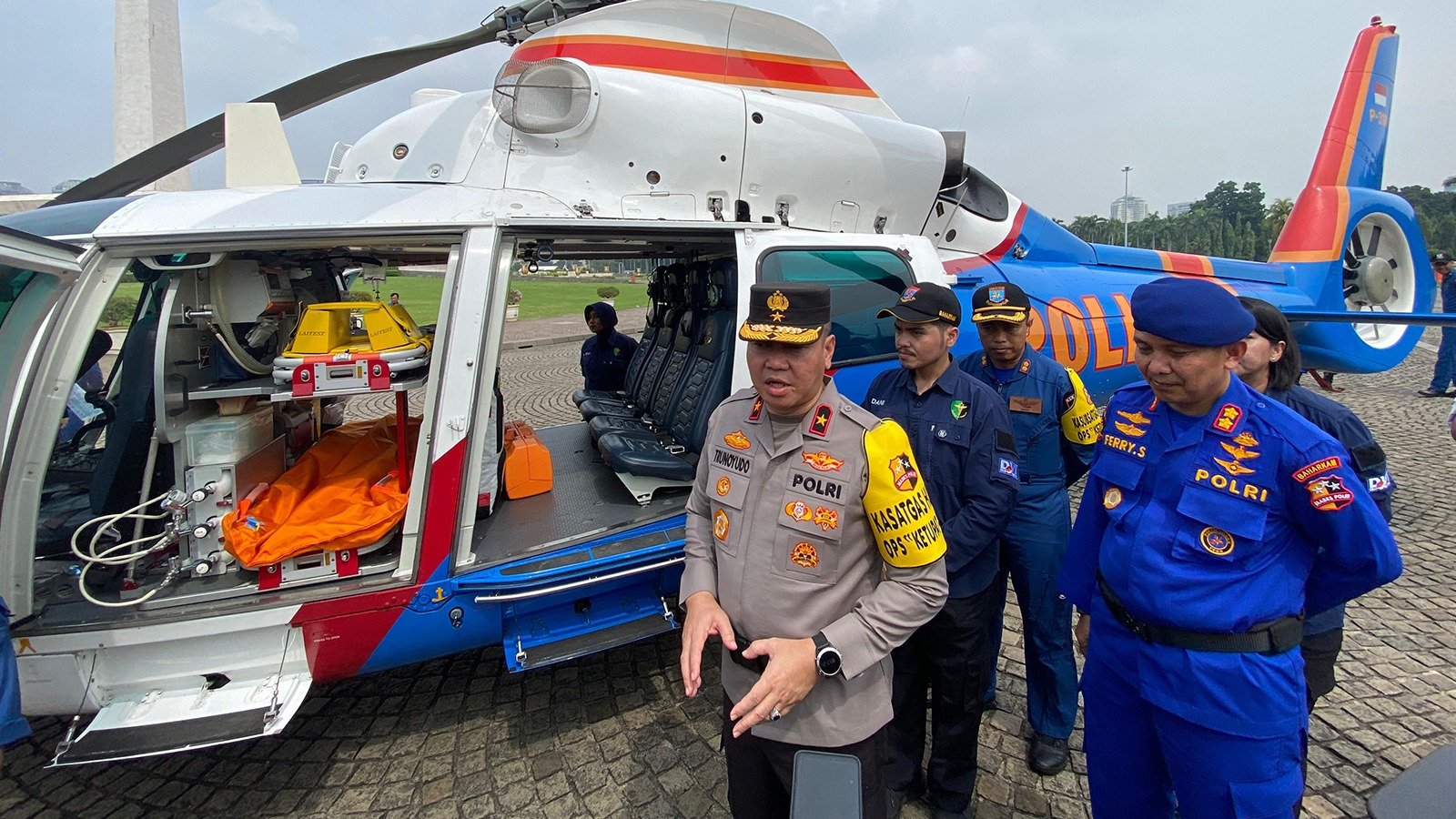 Polri Ubah 2 Helikopter Jadi Ambulans Udara, Pantau Arus Mudik
